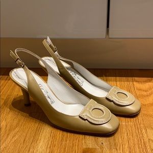Salvatore Ferragamo Slingback Heels